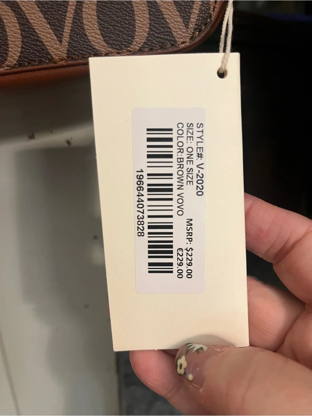 Valentino Brown Camera Bag Case